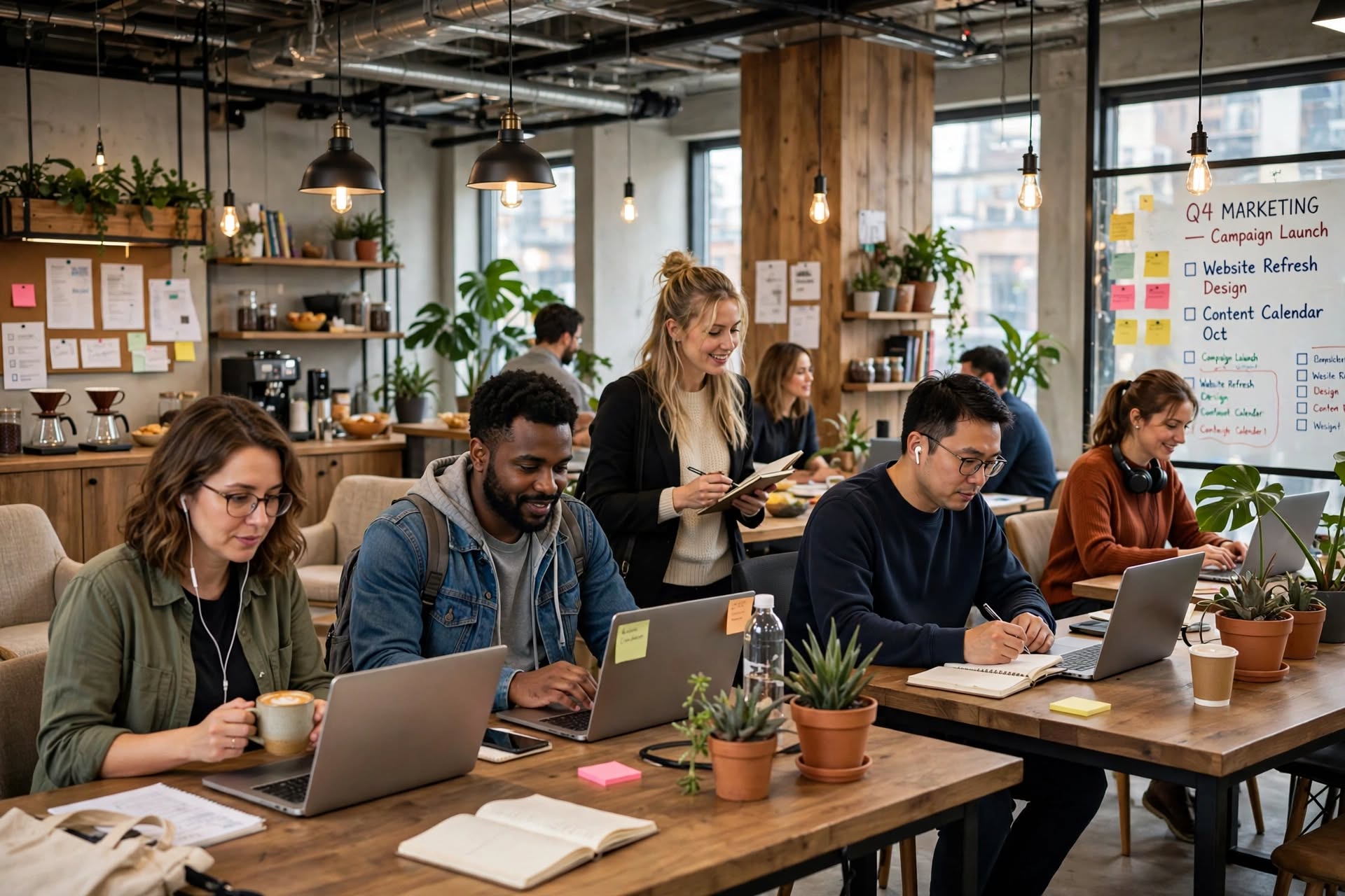 Nuo vieno stalo iki viso biuro: kodėl verslo centrams apsimoka coworking erdvės